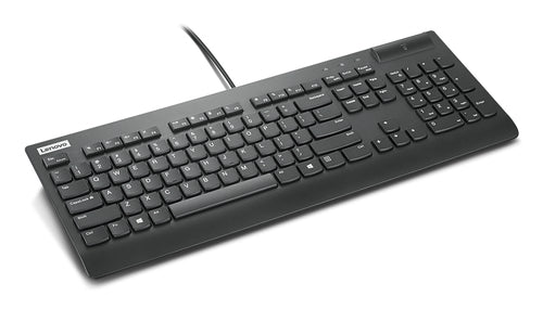 Lenovo Smartcard Kabelgebundene Tastatur II Full-Size USB Plunger Tastenschalter Schwarz