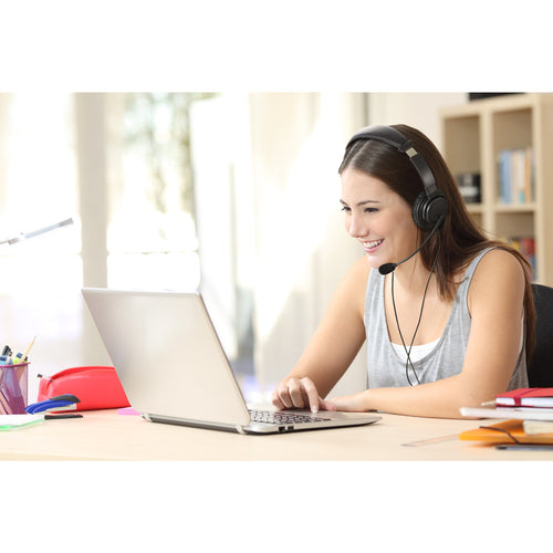 USB-C Kabelgebundenes Headset mit Mikrofon für Anrufe und Musik – Kensington