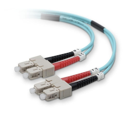 Belkin Fiber Optic Duplex Patch Cable, 2 x SC, 2 x SC, 5m InfiniBand/fibre optic cable