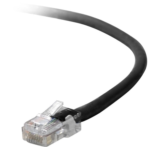 Belkin Cat5e, 15ft, 1 x RJ-45, 1 x RJ-45, Black networking cable