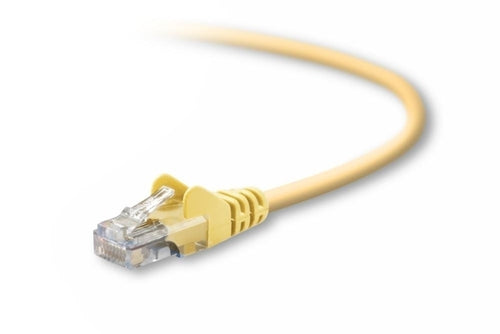 Belkin Cat5e, 5ft, 1 x RJ-45, 1 x RJ-45, Yellow networking cable