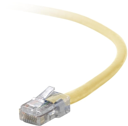 Belkin Cat5e, 25ft, 1 x RJ-45, 1 x RJ-45, Yellow networking cable