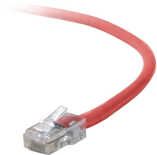 Belkin Cat5e Patch Cable, 15ft, 1 x RJ-45, 1 x RJ-45, Red networking cable