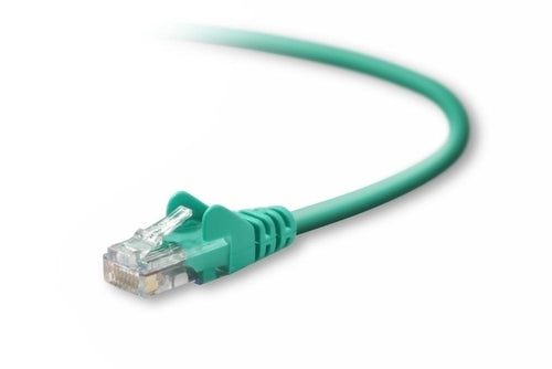 Belkin Cat5e Patch Cable, 15ft, 1 x RJ-45, 1 x RJ-45, Green networking cable