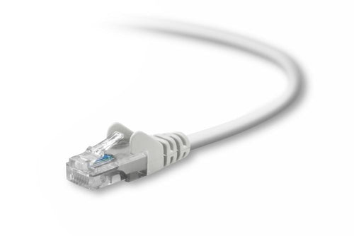 Belkin Cat5e, 14ft, 1 x RJ-45, 1 x RJ-45, White networking cable