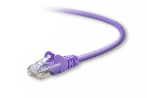 Belkin Cat5e, 3ft, 1 x RJ-45, 1 x RJ-45, Purple networking cable