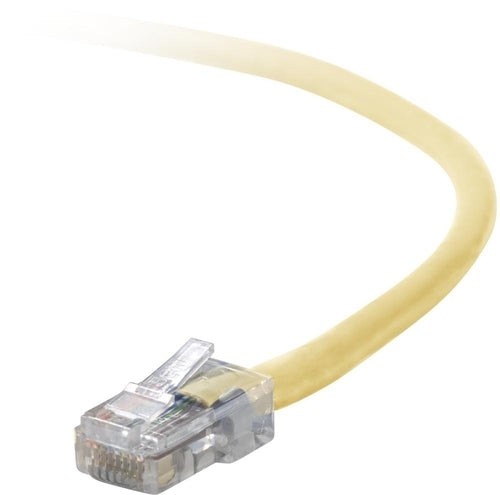 Belkin Cat5e, 10ft, 1 x RJ-45, 1 x RJ-45, Yellow networking cable