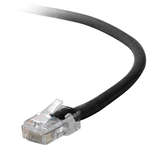Belkin Cat5e, 2ft, 1 x RJ-45, 1 x RJ-45, Black networking cable