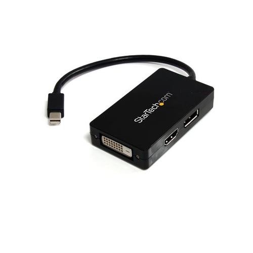 Mini DisplayPort to DisplayPort DVI HDMI Adapter 3-in-1 0.15m