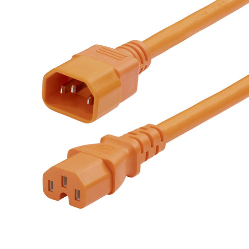 Hochleistungs-PDU-Stromkabel C14 auf C15, 1,8 m, 15 A, 250 V, UL-zertifiziert