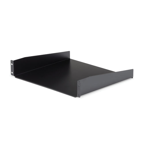 StarTech 2U Rack Shelf - Heavy Duty Steel - 44lb Capacity - Universal Cantilever Shelf