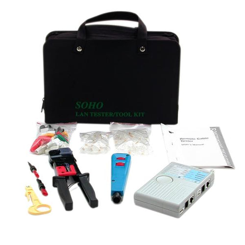 RJ45 Network Installer Tool Kit with Carrying Case