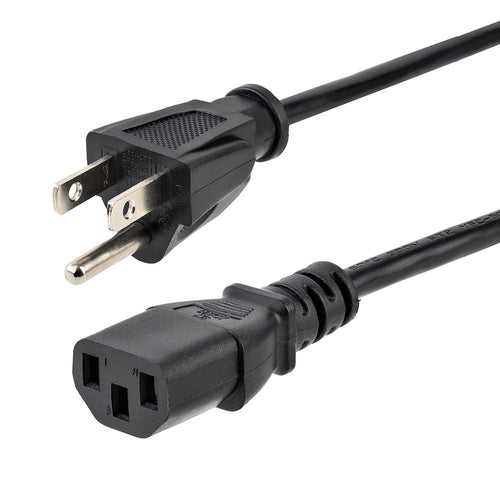 StarTech.com 1,8 m langes Hochleistungs-Netzkabel – NEMA 5-15P auf C13 – 15 A 125 V