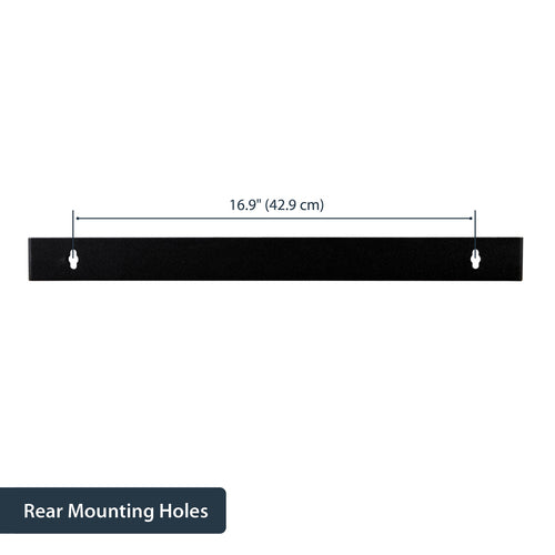 Hinged Wall Mounting Bracket 1U 19in for Patch Panels Black
