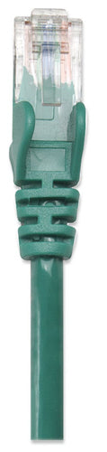Cat5e Ethernet-Netzwerkkabel 7,5m RJ-45 vergoldet Knickschutz Grün
