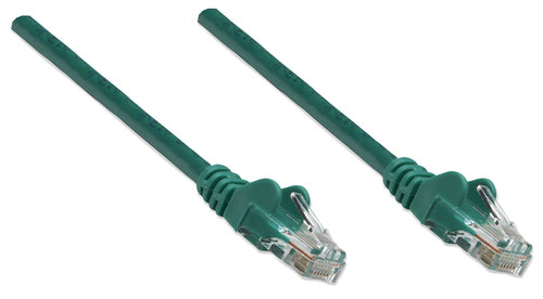 Cat5e Ethernet-Netzwerkkabel 7,5m RJ-45 vergoldet Knickschutz Grün