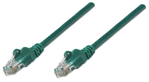 Cat5e Ethernet-Netzwerkkabel 7,5m RJ-45 vergoldet Knickschutz Grün