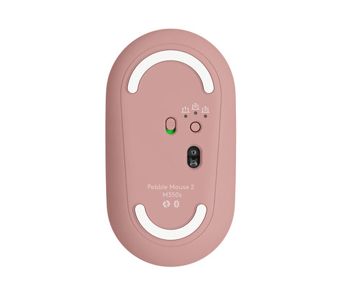 Logitech Pebble M350s Kabellose Bluetooth Maus 4000 DPI Beidhändig Rosa