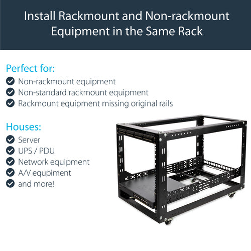 StarTech.com UNIRAILS3U rack accessory
