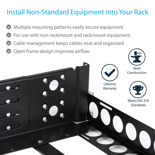 StarTech.com UNIRAILS3U rack accessory