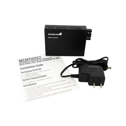 StarTech.com MCM110SC2 network media converter