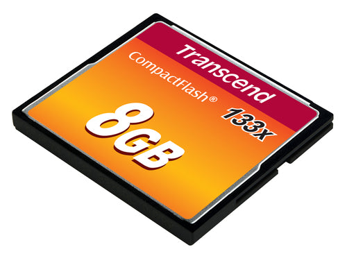 CompactFlash Speicherkarte 8GB Transcend 133x 50MB/s Geschwindigkeit