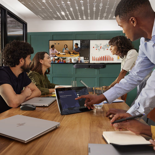 HP Poly Studio Base Kit G9 Plus for Microsoft Teams HP Mini IP PC w/TC10 video conferencing system