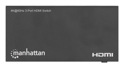 4K 60Hz HDMI Switch 3-Port with Remote Control Automatic Switching