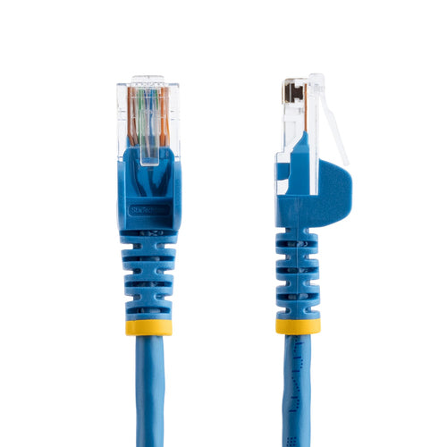 Cat5e Ethernet Patch Cable 0.5m Blue Snagless RJ45 Connectors