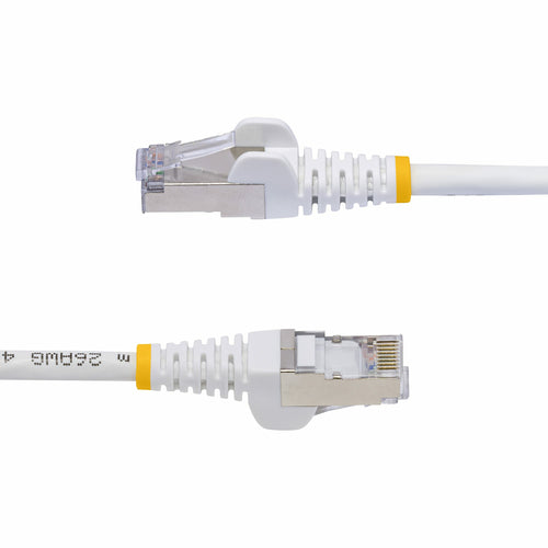 CAT8 Ethernet Cable 1ft White Snagless RJ45 25G 40G 2000MHz