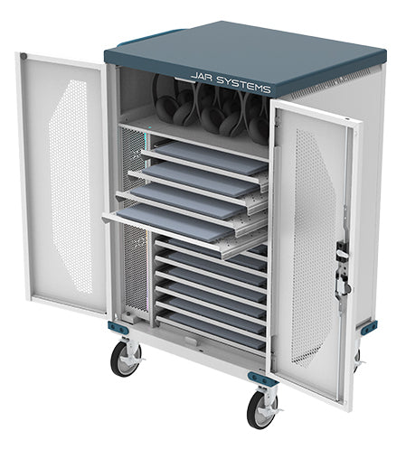 Esports Charging Cart 12 USB Outdoor PowerPro White