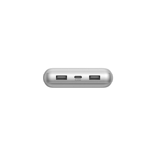 Belkin BoostCharge 20000mAh Portable Power Bank Silver High-Capacity Charger