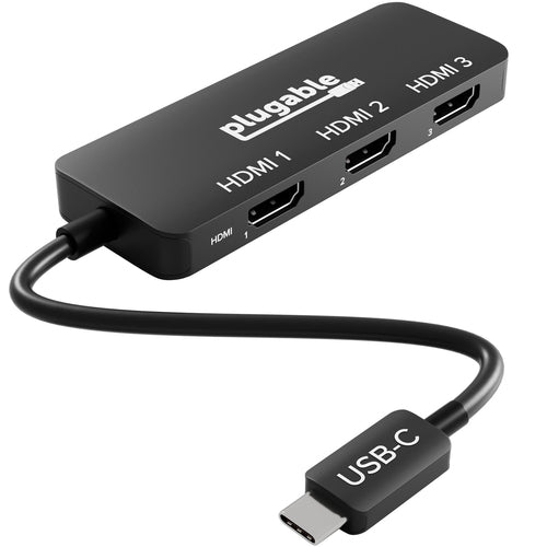 Plugable Technologies USBC-MSTH3 video cable adapter