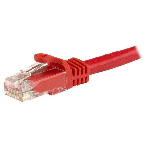CAT6 Ethernet Cable 15m Red Snagless 650MHz PoE RJ45 UTP Network Patch Cord