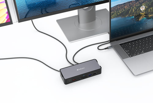 Verbatim CDS-15 USB 3.2 Gen 1 Type-C Wired Adapter 100W 3.5mm 1000Mbit/s