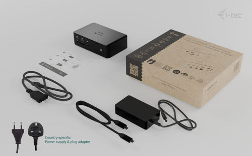 i-tec TB5QUATTRODOCKPDUK laptop dock/port replicator
