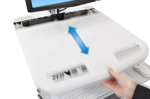 Ergotron StyleView EMR Cart with LCD Pivot, LiFe Powered, EU