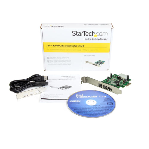StarTech.com PEX1394B3 interface cards/adapter