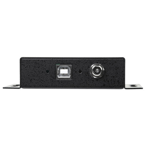 StarTech.com ICUSB2322I Industrieller 2-Port USB-auf-Seriell-Adapter-Hub aus schwarzem Stahl