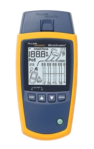 Fluke MicroScanner² Cable Tester RJ-11 RJ-45 LCD UTP FTP