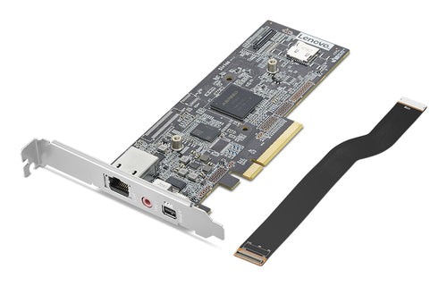 Lenovo PCIe Mini DisplayPort RJ-45 Interface Card Adapter Black