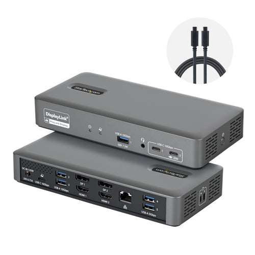StarTech.com 194N-USBC-SMARTDOCK laptop dock/port replicator
