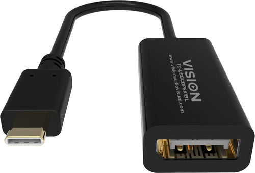 Vision TC-USBCDP8K/BL interface cards/adapter