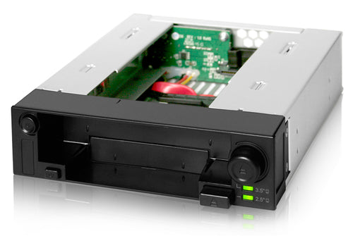 Icy Dock DuoSwap Black HDD Docking Station 6 Gbit/s 42mm 178.2mm