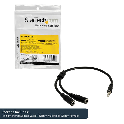 StarTech.com MUY1MFFS audio cable