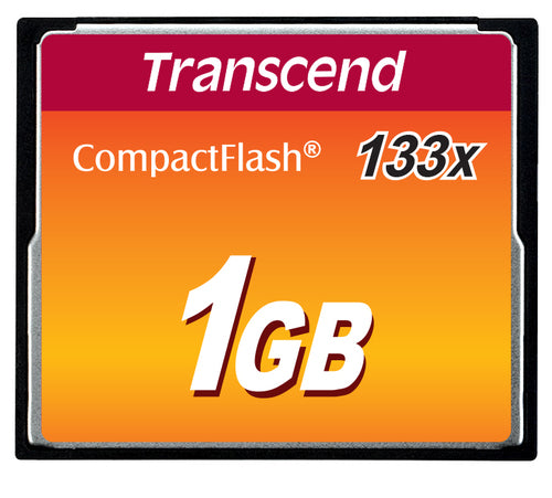 CompactFlash 133x 1GB Transcend Memory Card MLC 50MB/s Speed