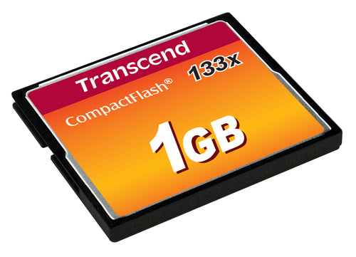 CompactFlash 133x 1GB Transcend Memory Card MLC 50MB/s Speed