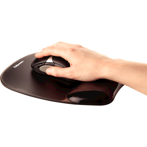 Fellowes Ergonomisches Gel-Mauspad mit Handgelenkauflage und rutschfester Unterseite für Computer und Laptop