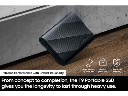 Samsung MU-PG2T0B Tragbare SSD 2TB - Externe USB Type-C Festplatte
