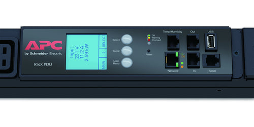 APC NetShelter Metered Rack PDU AP8886 – 22kW Stromverteilungseinheit – 42 Ausgänge, Schwarz